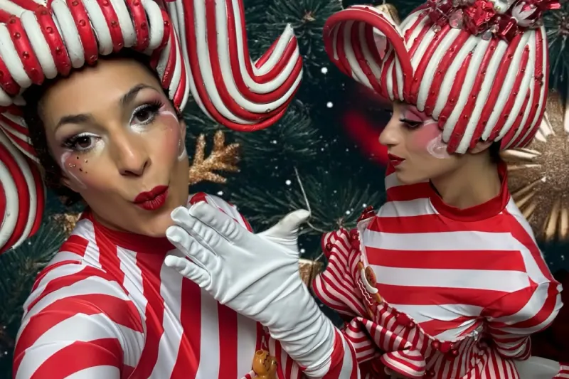 Animation événementielle Parade des Délices Sucrés avec costumes pâtisserie et accessoires gourmands