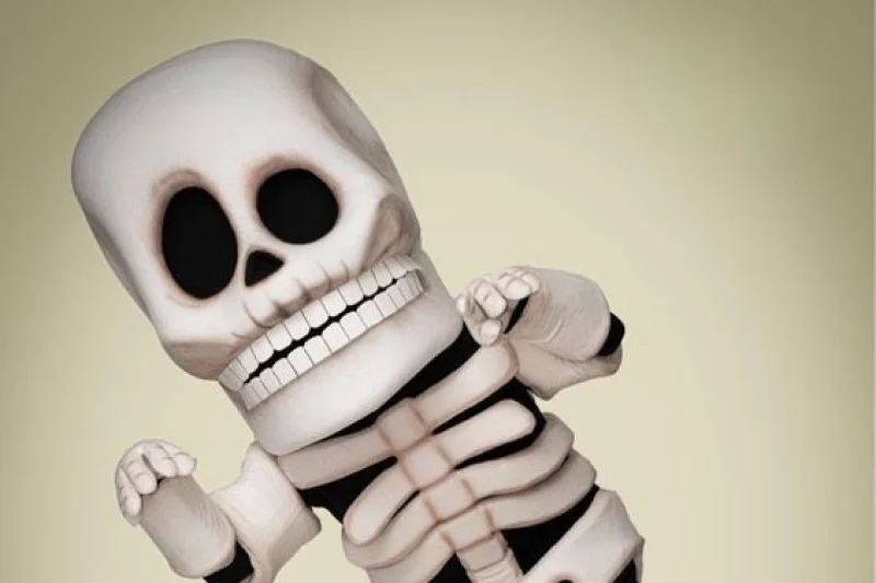 Parade costume squellette halloween